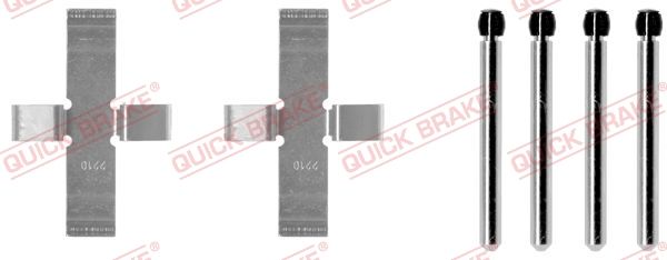 QUICK BRAKE Piederumu komplekts, Disku bremžu uzlikas 109-0902